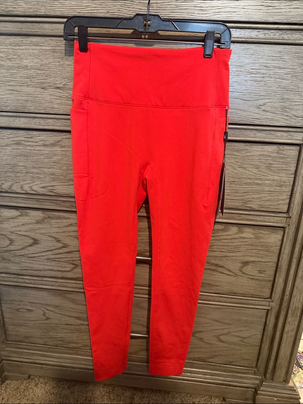 SPYDER NWT Bright Red High-Waist Athletic Leggings